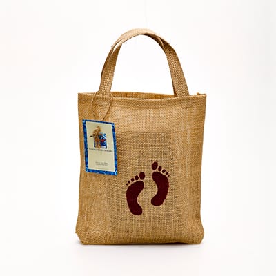 Medium gift bag with feet